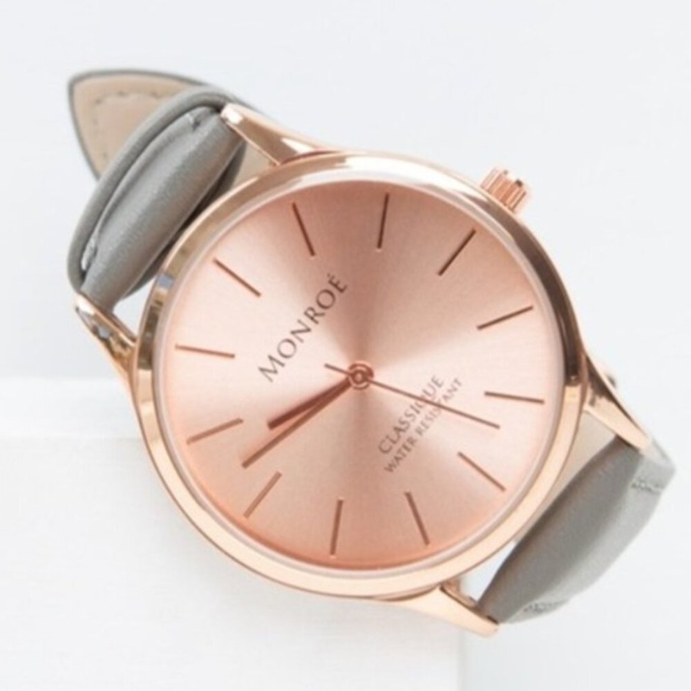 Monroé Classique Watch Sunburst Solérose NWT